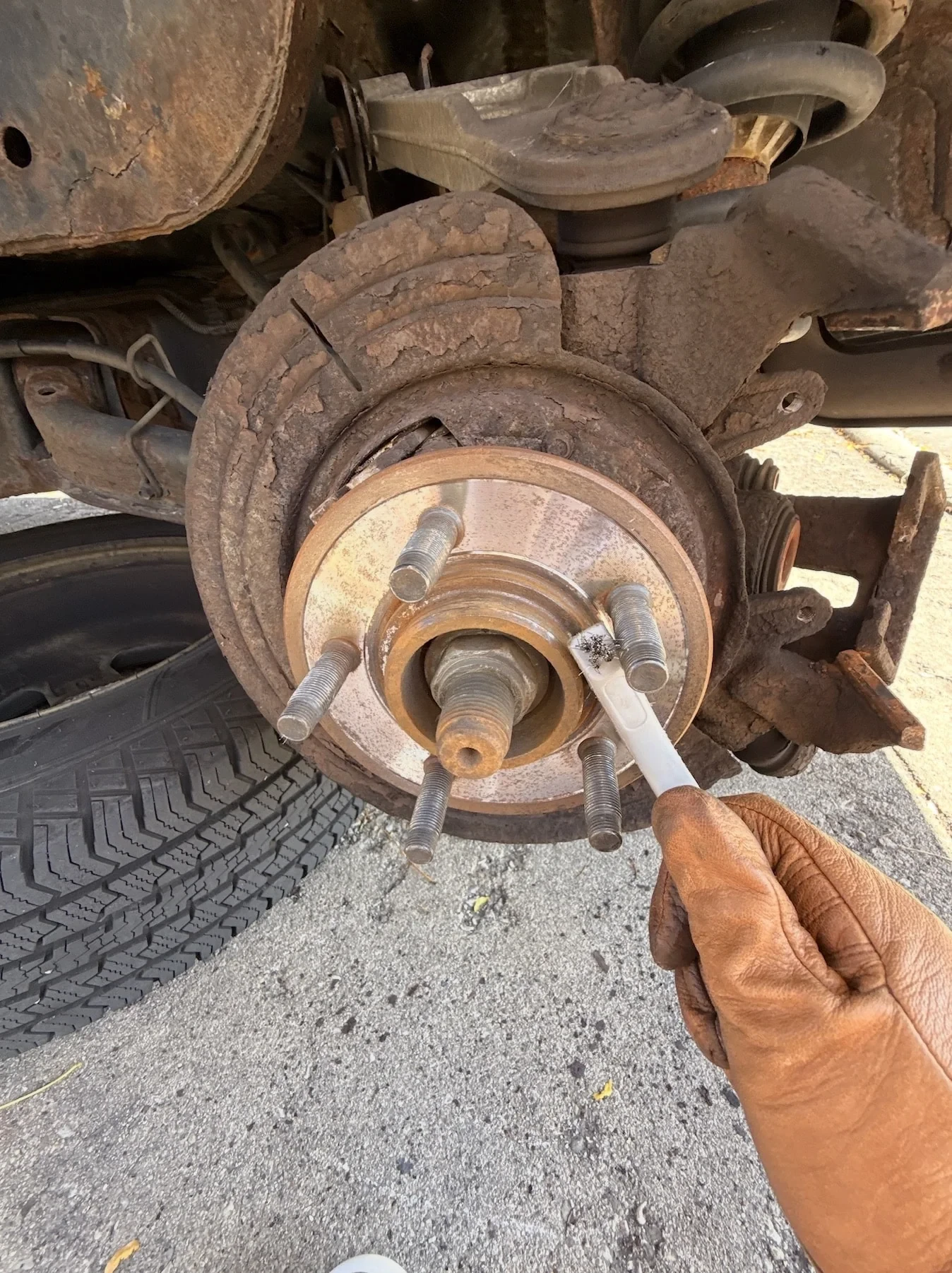 First brake job