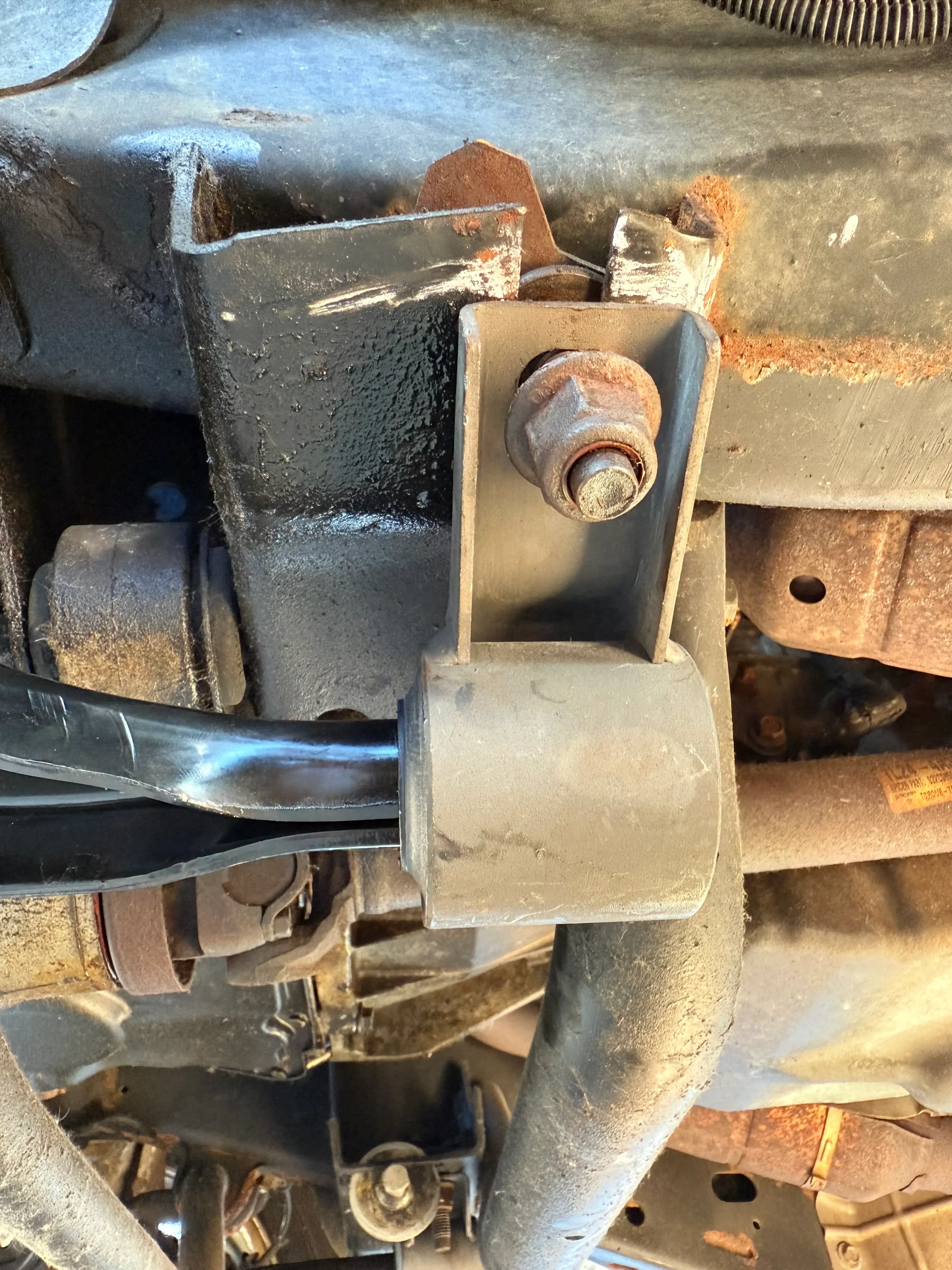 New lower control arm bushing
