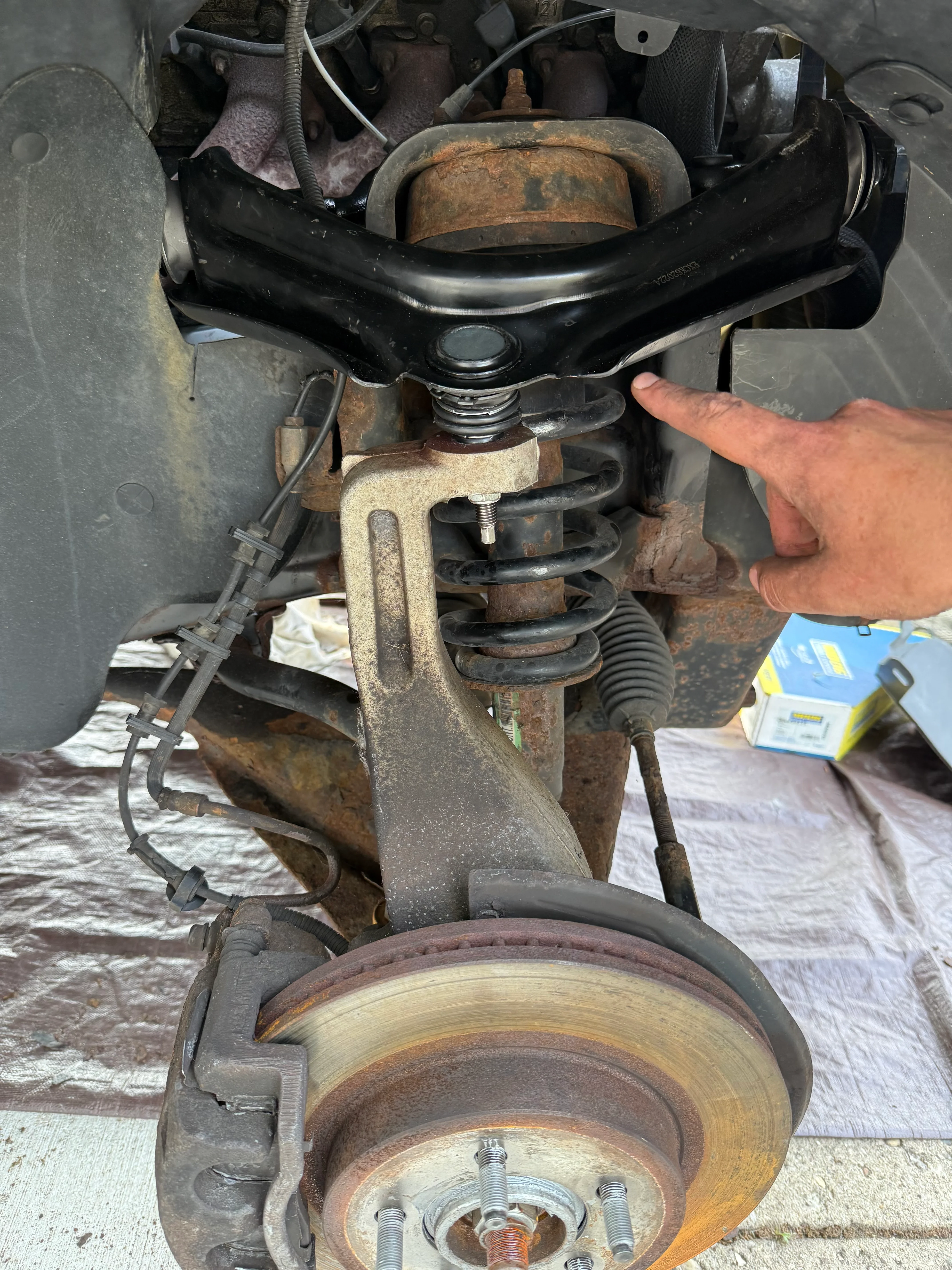 New upper control arm