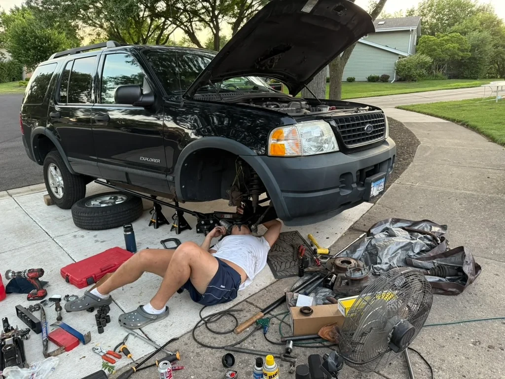 Under the car